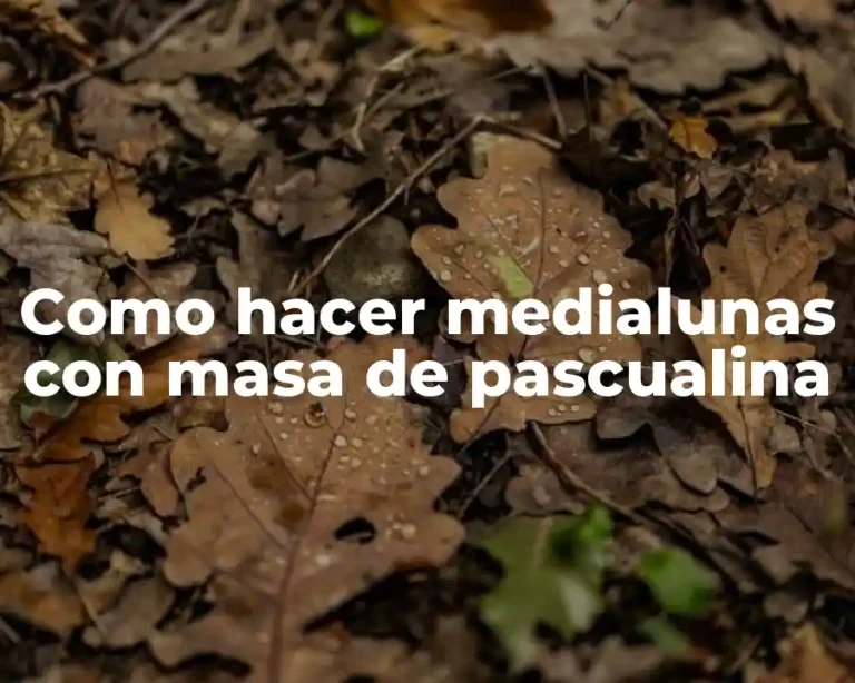 Como hacer medialunas con masa de pascualina