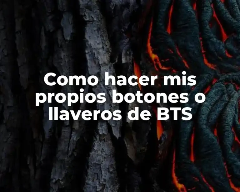 Como hacer mis propios botones o llaveros de BTS