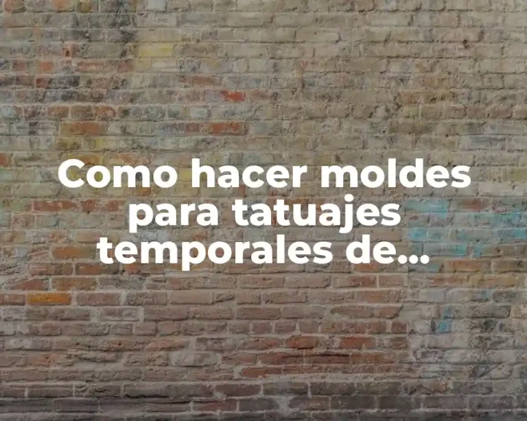 Como hacer moldes para tatuajes temporales de corazones