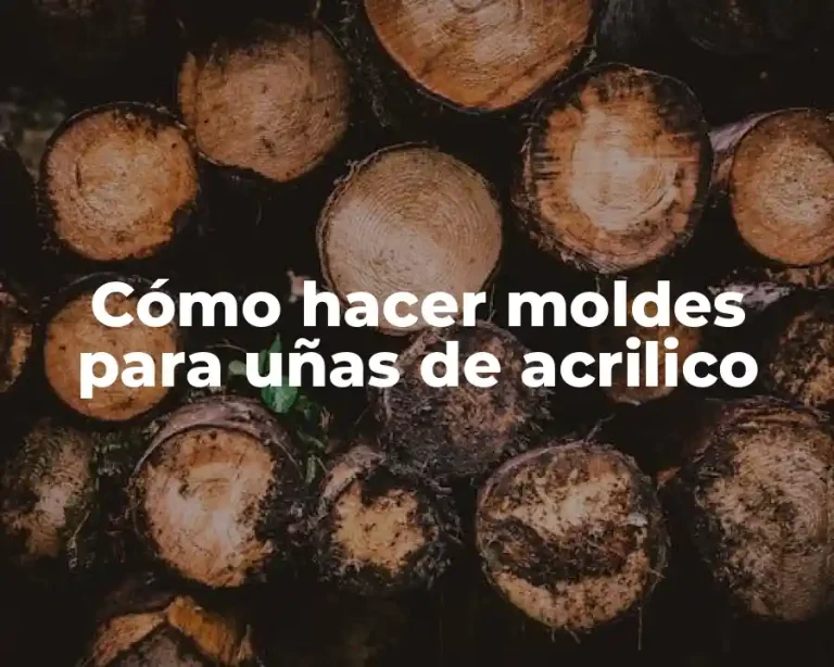 Cómo hacer moldes para uñas de acrilico