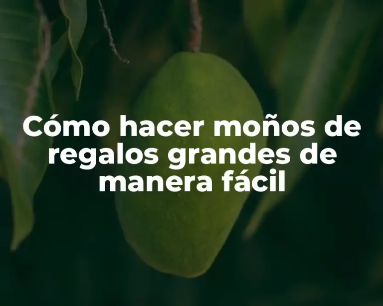 Cómo hacer moños de regalos grandes de manera fácil