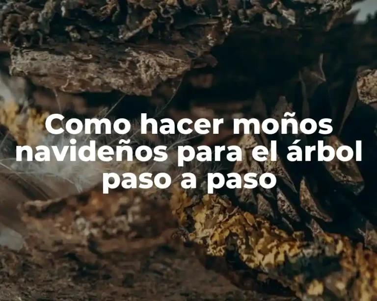 Como hacer moños navideños para el árbol paso a paso