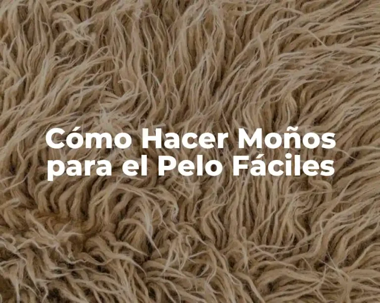 Cómo Hacer Moños para el Pelo Fáciles