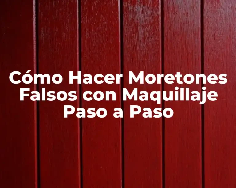 Cómo Hacer Moretones Falsos con Maquillaje Paso a Paso