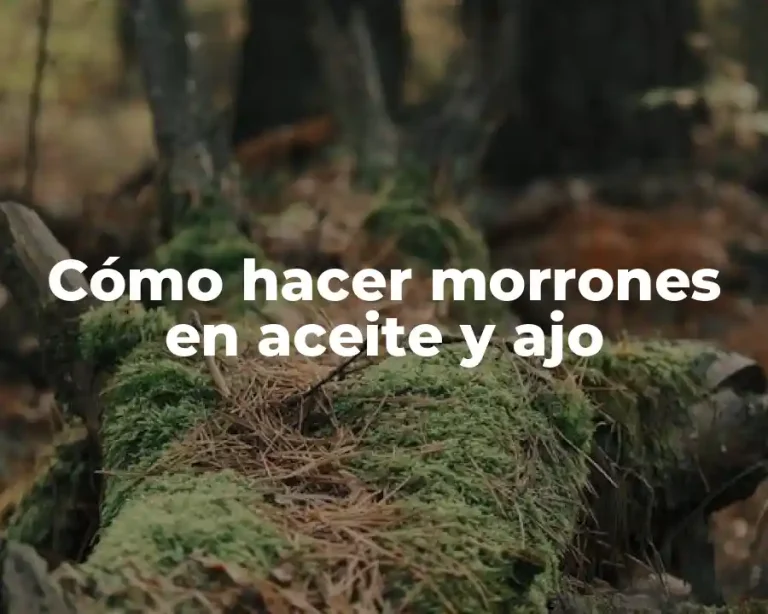 Cómo hacer morrones en aceite y ajo