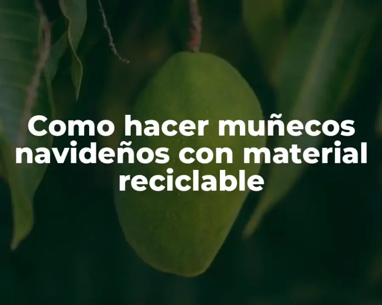Como hacer muñecos navideños con material reciclable
