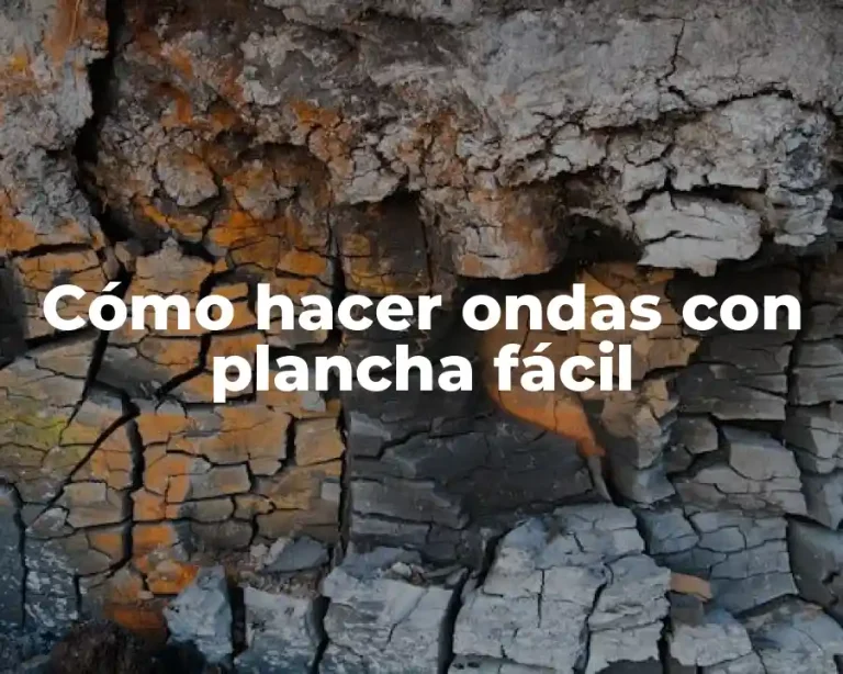Cómo hacer ondas con plancha fácil