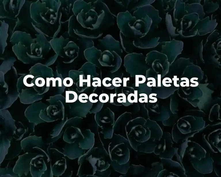 Como Hacer Paletas Decoradas