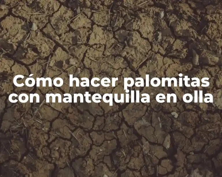 Cómo hacer palomitas con mantequilla en olla