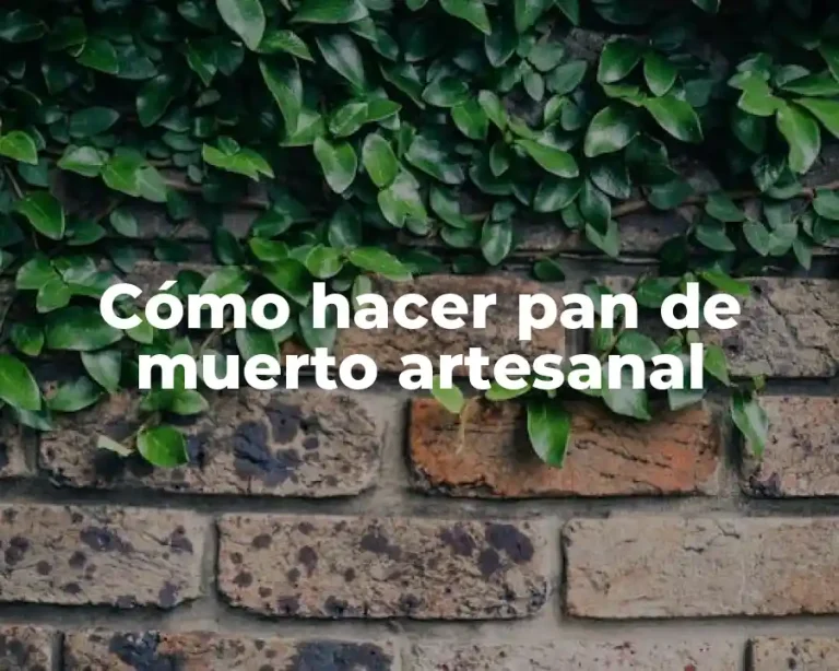 Cómo hacer pan de muerto artesanal