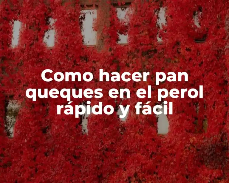 Como hacer pan queques en el perol rápido y fácil