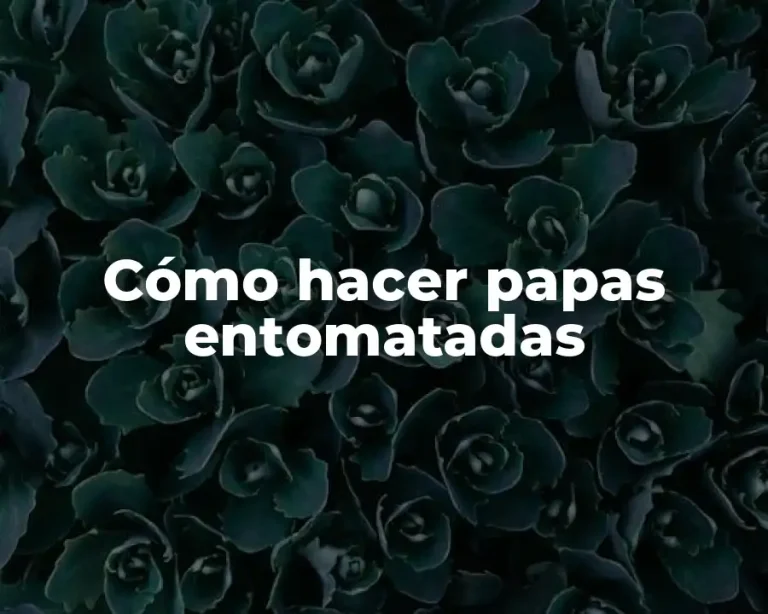 Cómo hacer papas entomatadas