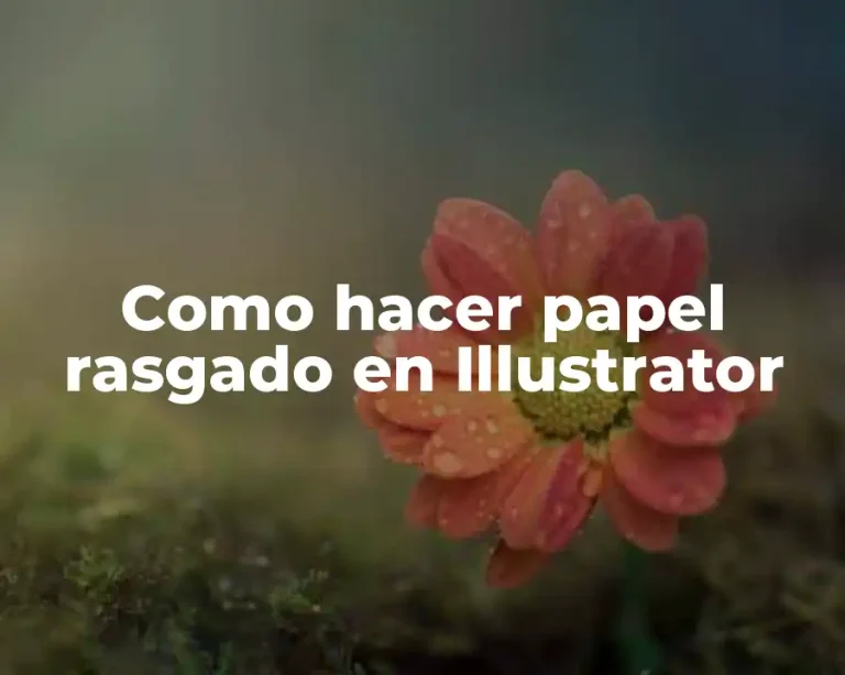 Como hacer papel rasgado en Illustrator