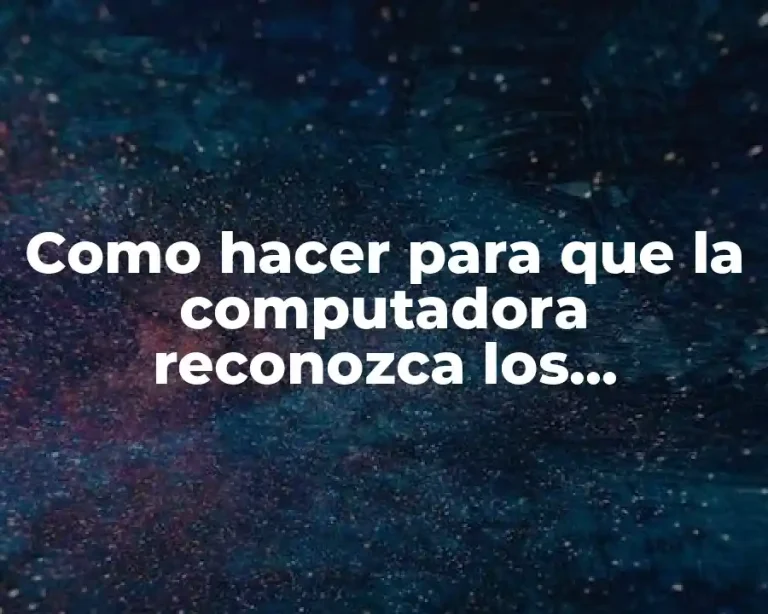 Como hacer para que la computadora reconozca los decimales