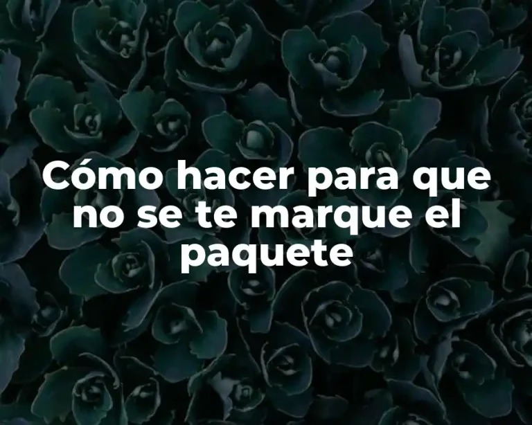 Cómo hacer para que no se te marque el paquete