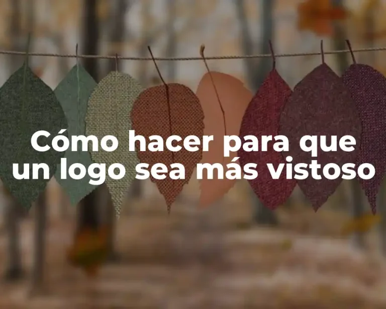 Cómo hacer para que un logo sea más vistoso