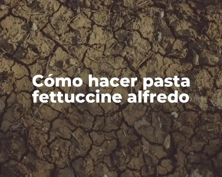Cómo hacer pasta fettuccine alfredo