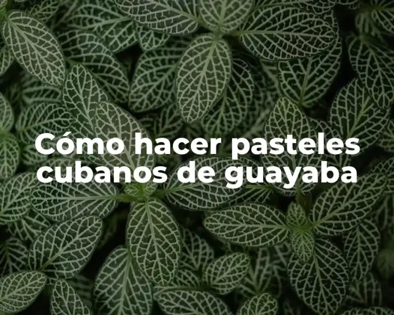 Cómo hacer pasteles cubanos de guayaba