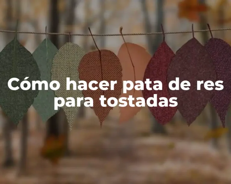 Cómo hacer pata de res para tostadas