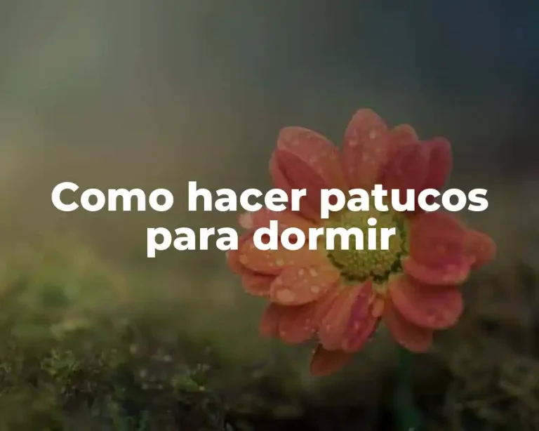 Como hacer patucos para dormir