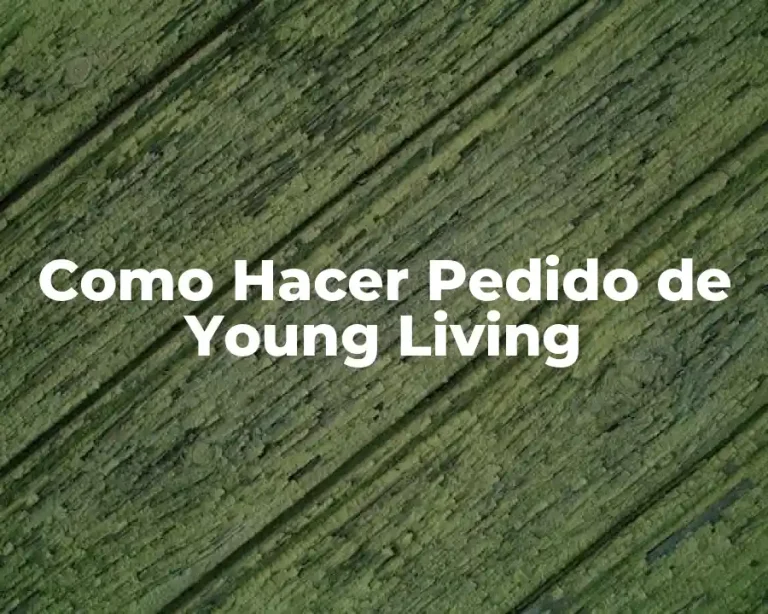 Como Hacer Pedido de Young Living