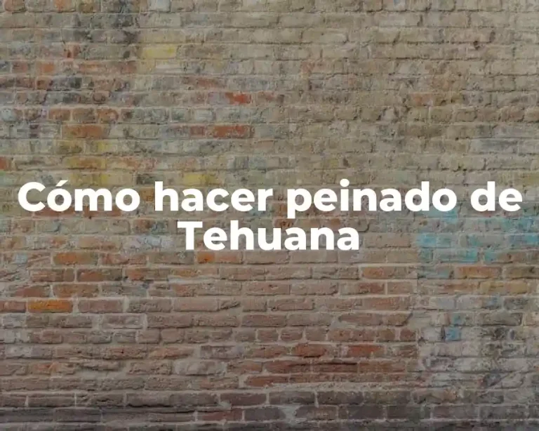 Cómo hacer peinado de Tehuana