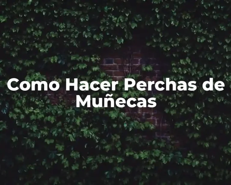 Como Hacer Perchas de Muñecas