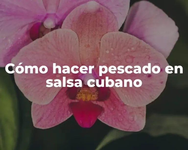 Cómo hacer pescado en salsa cubano