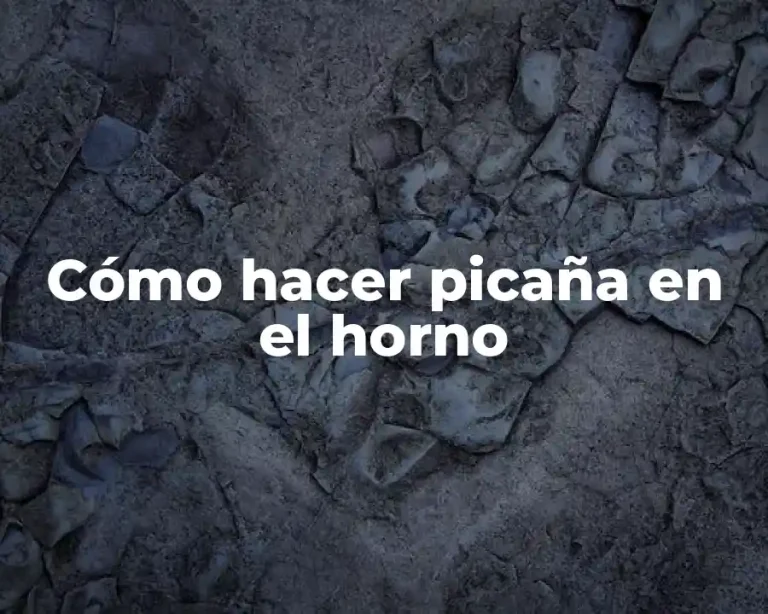 Cómo hacer picaña en el horno