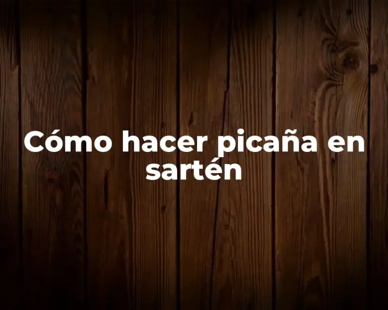 Cómo hacer picaña en sartén