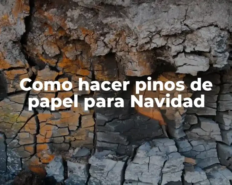 Como hacer pinos de papel para Navidad