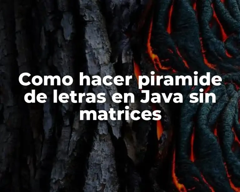 Como hacer piramide de letras en Java sin matrices