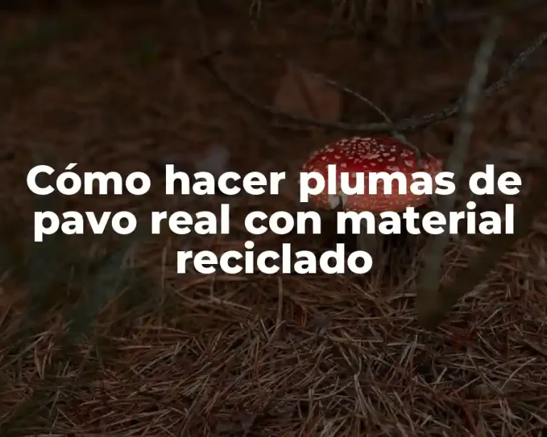 Cómo hacer plumas de pavo real con material reciclado