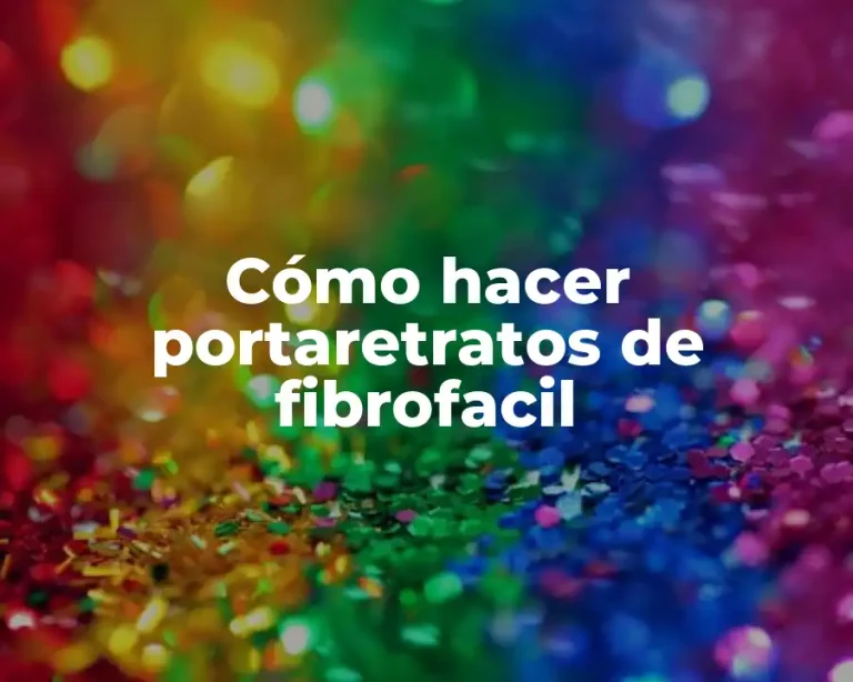Cómo hacer portaretratos de fibrofacil