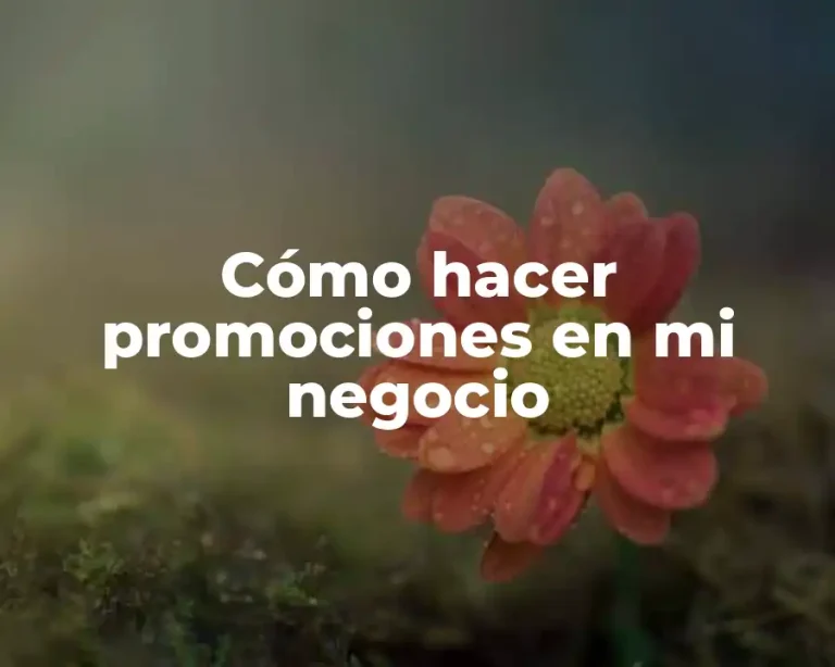 Cómo hacer promociones en mi negocio