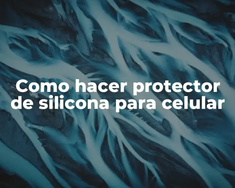 Como hacer protector de silicona para celular