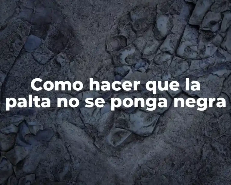 Como hacer que la palta no se ponga negra