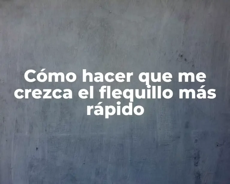 Cómo hacer que me crezca el flequillo más rápido