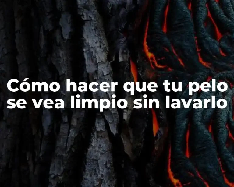 Cómo hacer que tu pelo se vea limpio sin lavarlo