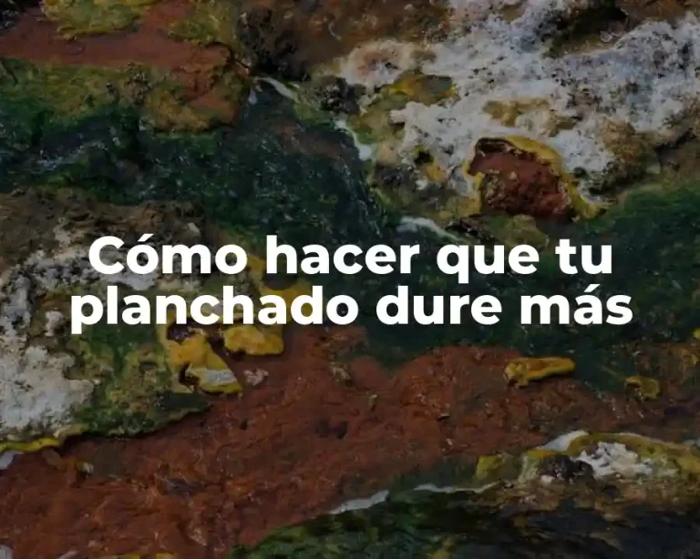 Cómo hacer que tu planchado dure más