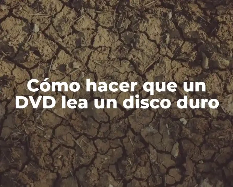 Cómo hacer que un DVD lea un disco duro
