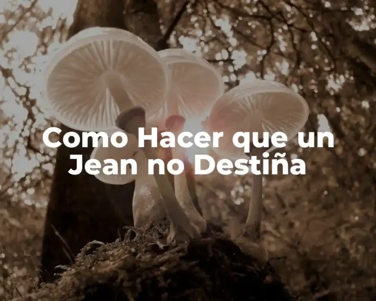 Como Hacer que un Jean no Destiña