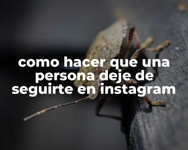 como hacer que una persona deje de seguirte en instagram
