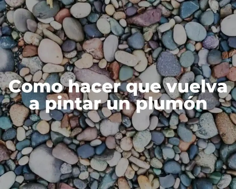 Como hacer que vuelva a pintar un plumón