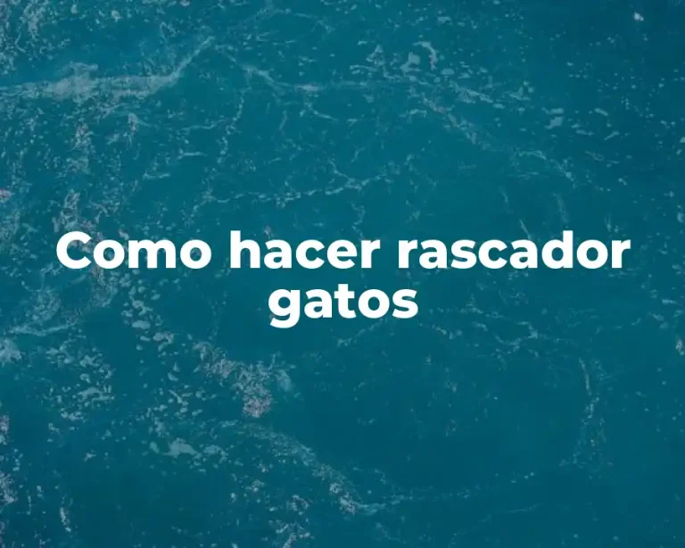 Como hacer rascador gatos