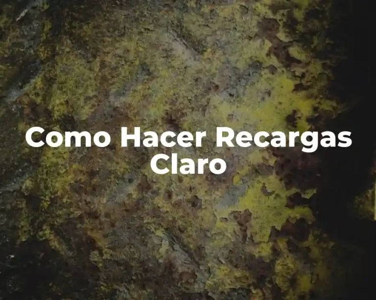 Como Hacer Recargas Claro