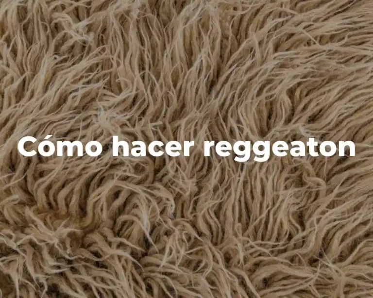 Cómo hacer reggeaton