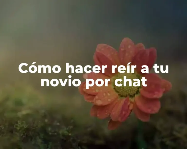Cómo hacer reír a tu novio por chat