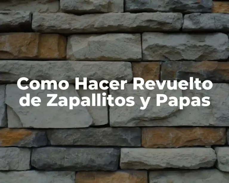 Como Hacer Revuelto de Zapallitos y Papas