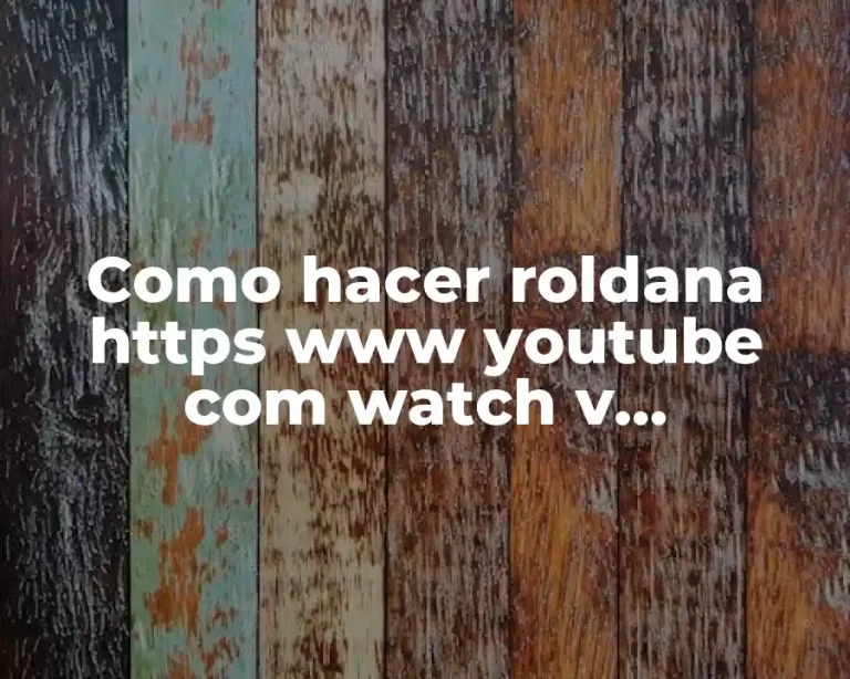 Como hacer roldana https www youtube com watch v 4ztfxuajapu